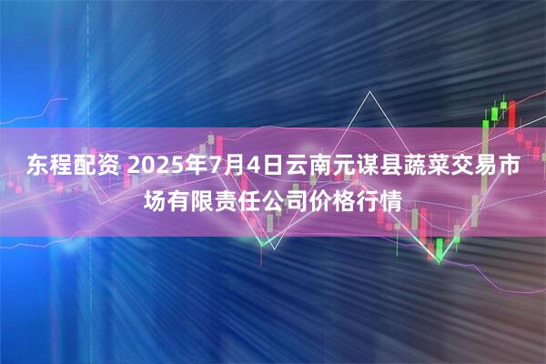 东程配资 2025年7月4日云南元谋县蔬菜交易市场有限责任公司价格行情